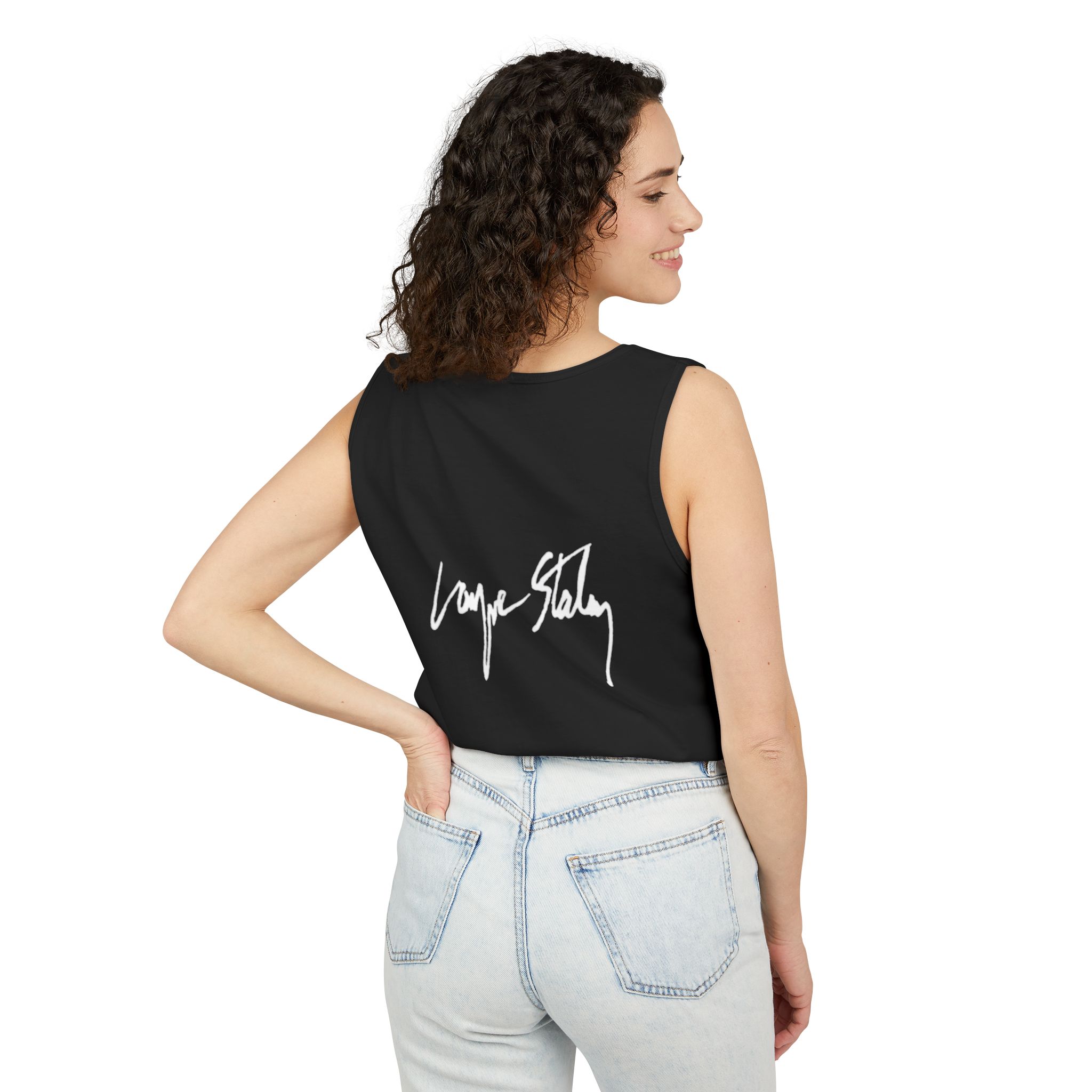 Layne Staley - Portrait Tank Top – Official Tribute Tank | Unisex Garment-Dyed Cotton - Image 13