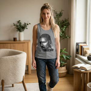 Layne Staley  - Portrait Tank Top – Official Tribute Tank | Unisex Garment-Dyed Cotton